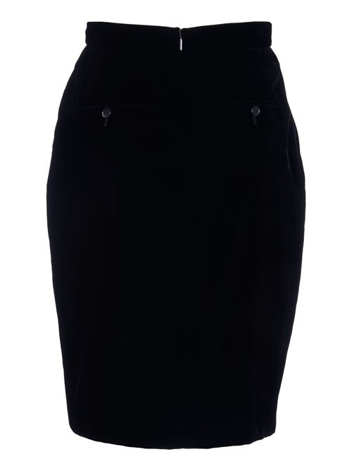 Velvet pencil skirt SAINT LAURENT | 769366Y525R1000